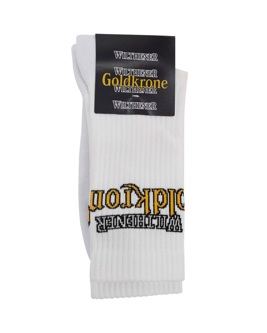 WILTHENER Goldkrone Socke Logo seitlich
