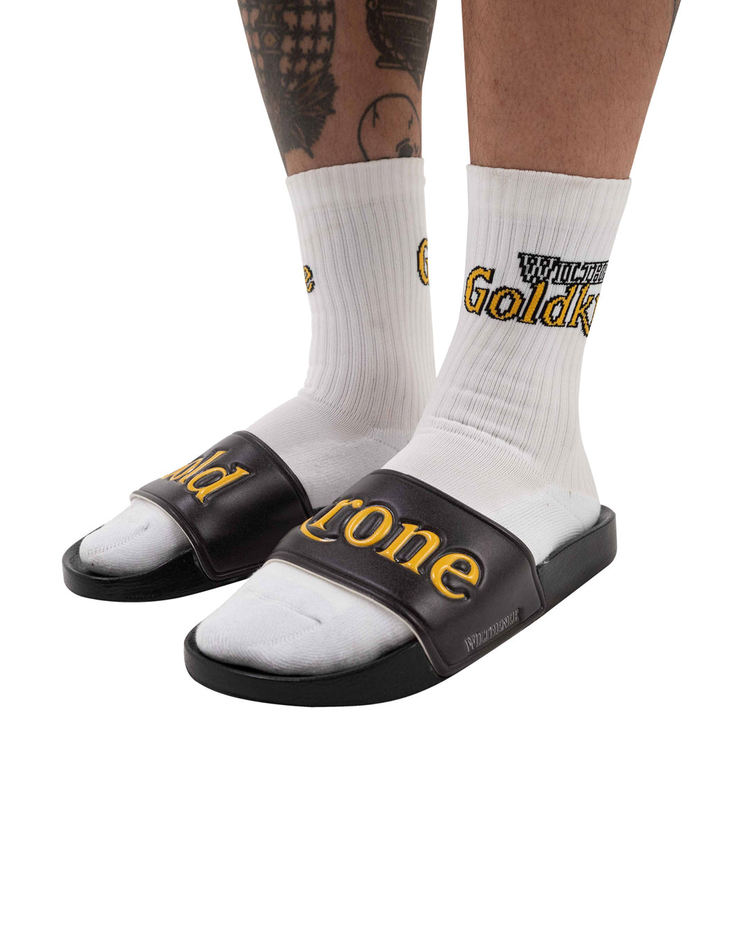 WILTHENER Goldkrone Socke Logo seitlich