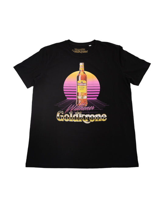 WILTHENER Goldkrone T-Shirt 80s Schwarz