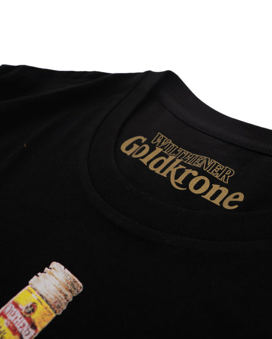 WILTHENER Goldkrone T-Shirt 80s Schwarz