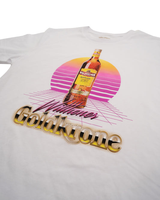 WILTHENER Goldkrone T-Shirt 80s Weiß