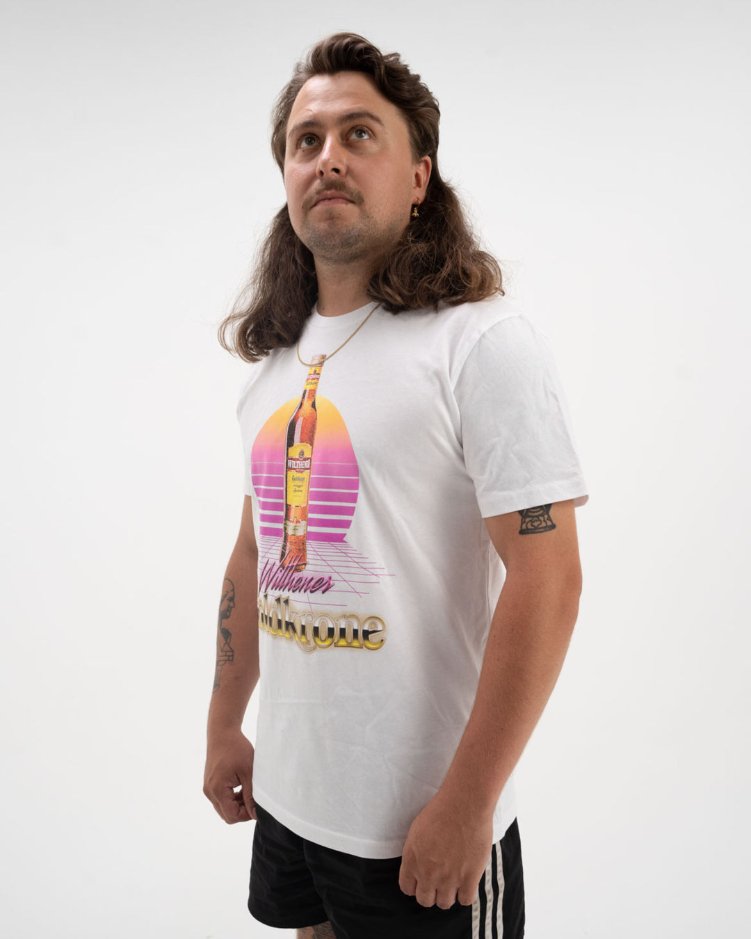 WILTHENER Goldkrone T-Shirt 80s Weiß