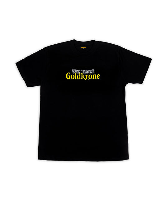 WILTHENER Goldkrone T-Shirt Logo Schwarz