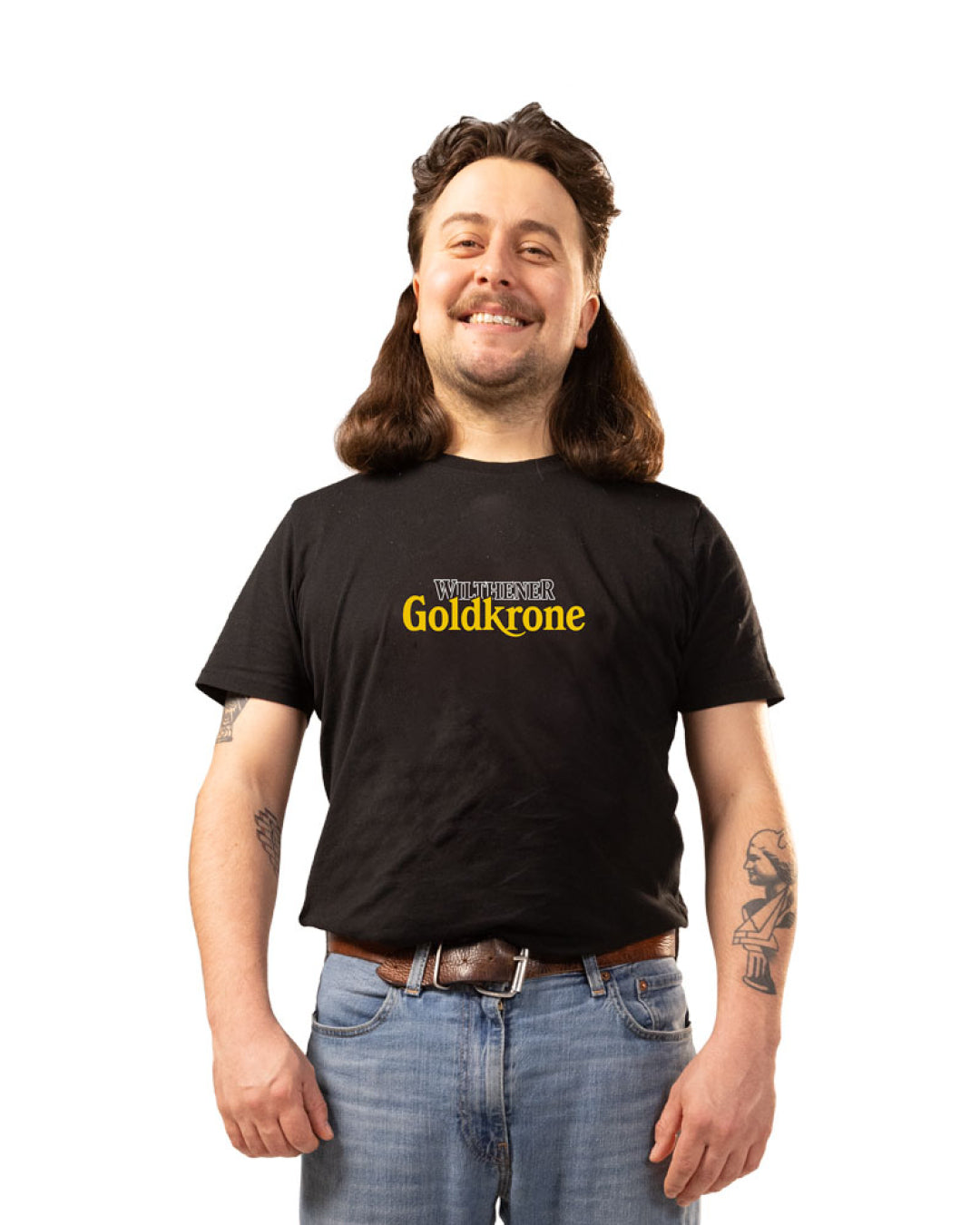 WILTHENER Goldkrone T-Shirt Logo Schwarz