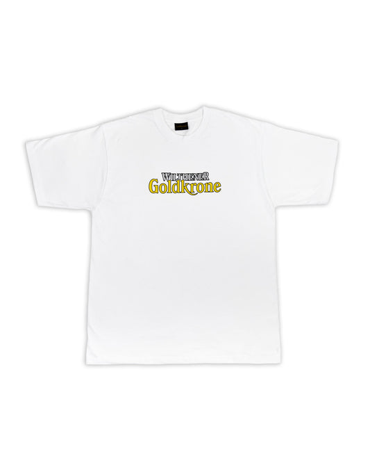 WILTHENER Goldkrone T-Shirt Logo Weiß